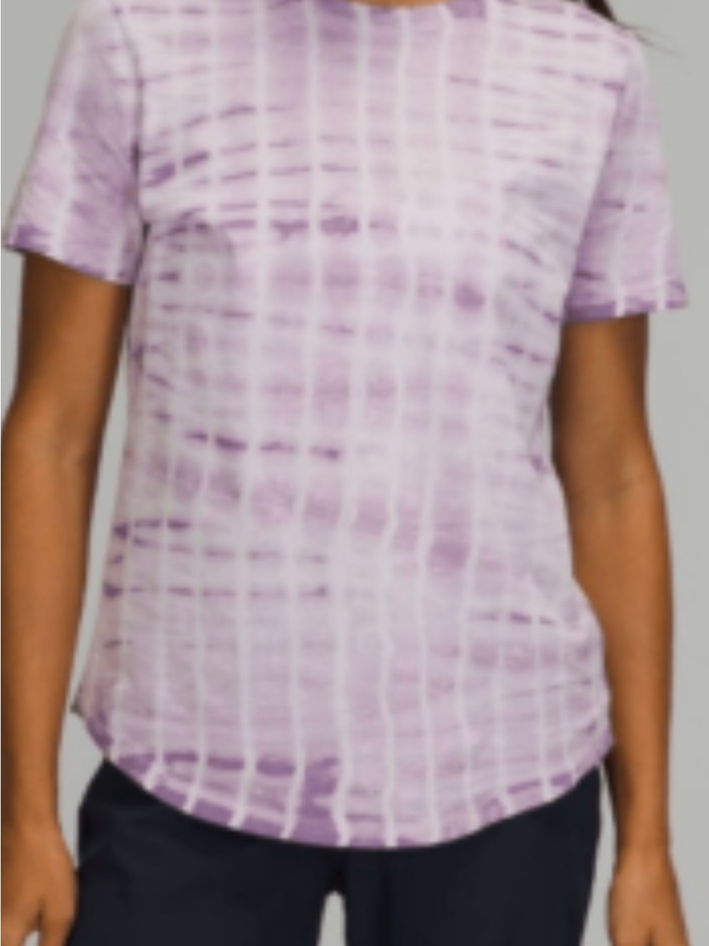 lululemon athletica Lavender Tie-Dye Short Sleeve Tee